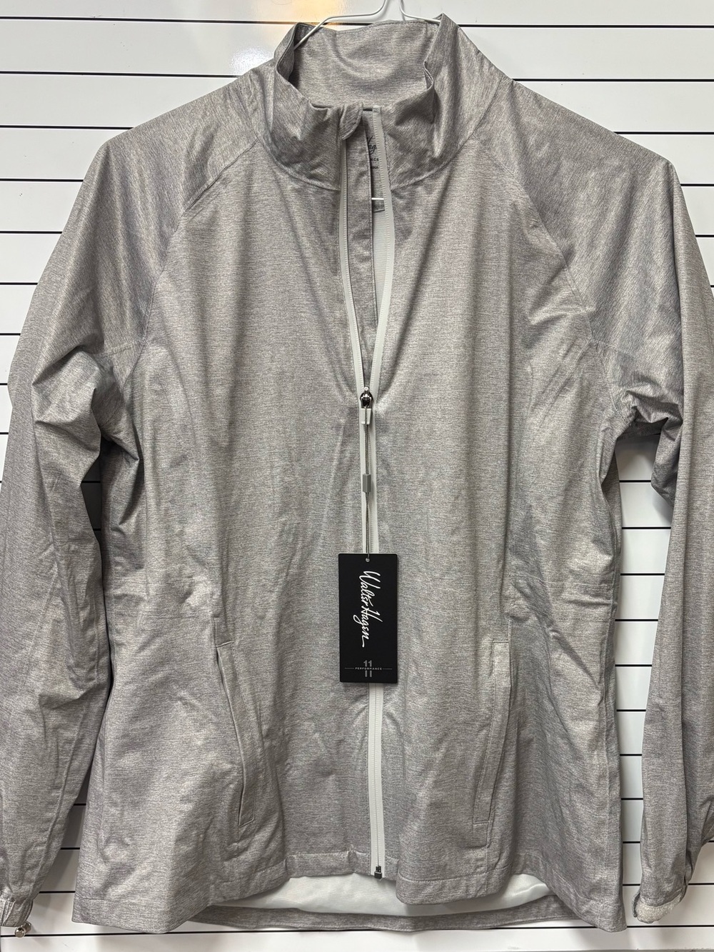 Walter Hagen Silver Unisex Zip Jacket NWT